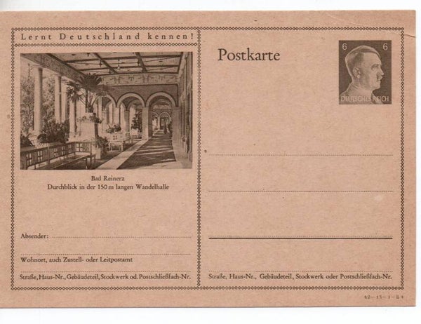Deutsches Reich Bildpostkarte P305/ 42-13-1-B4 ungebraucht/ *