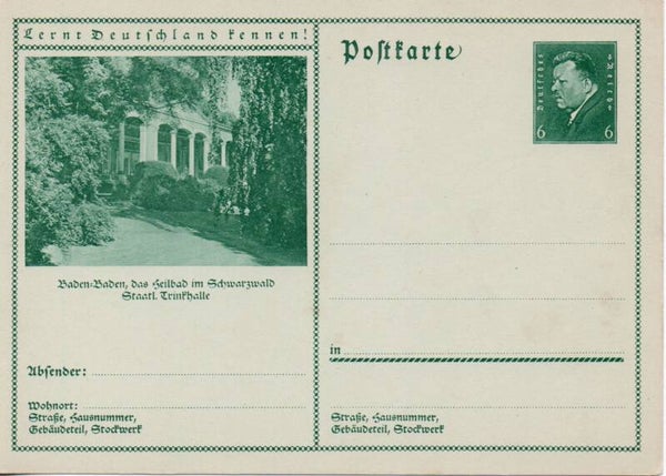 Deutsches Reich Bildpostkarte P201/ 01 ungebraucht/ *