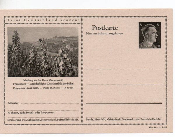 Deutsches Reich Bildpostkarte P307/ 42-38-1-B23 ungebraucht/ *