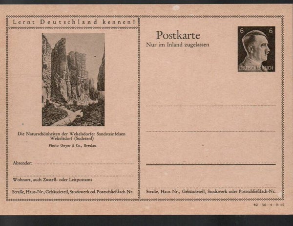 Deutsches Reich Bildpostkarte P307/ 42-36-1-B12 ungebraucht/ *
