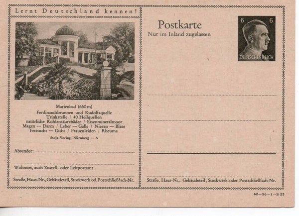 Deutsches Reich Bildpostkarte P307/ 42-36-1-B23 ungebraucht/ *