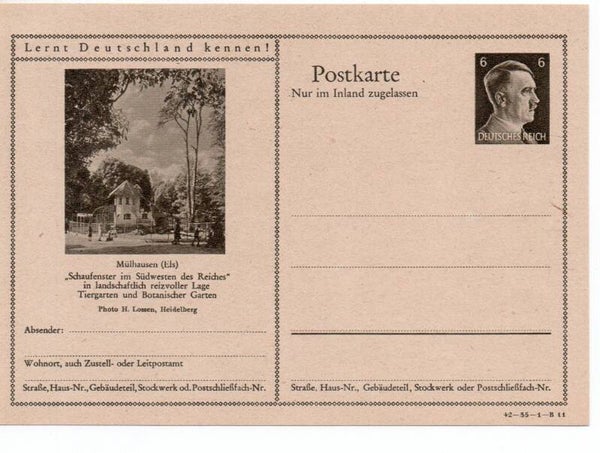 Deutsches Reich Bildpostkarte P307/ 42-35-1-B11 ungebraucht/ *