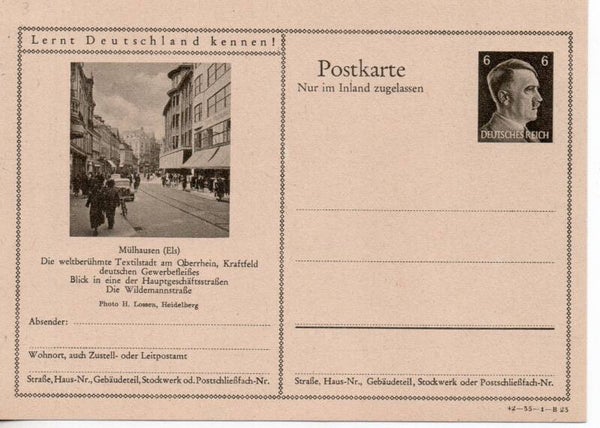 Deutsches Reich Bildpostkarte P307/ 42-35-1-B23 ungebraucht/ *
