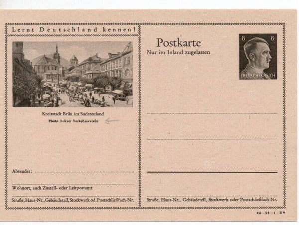 Deutsches Reich Bildpostkarte P307/ 42-34-1-B4 ungebraucht/ *
