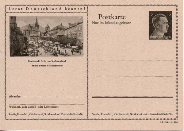 Deutsches Reich Bildpostkarte P307/ 42-34-1-B5 ungebraucht/ *