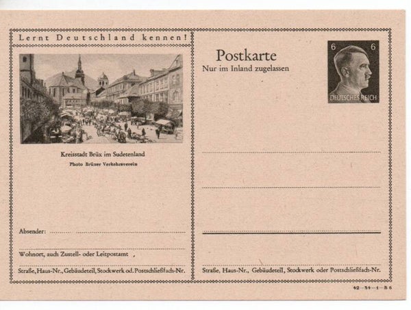 Deutsches Reich Bildpostkarte P307/ 42-34-1-B6 ungebraucht/ *