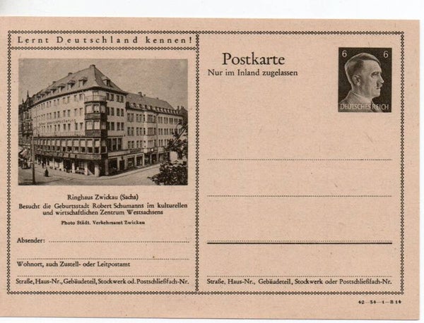 Deutsches Reich Bildpostkarte P307/ 42-34-1-B14 ungebraucht/ *
