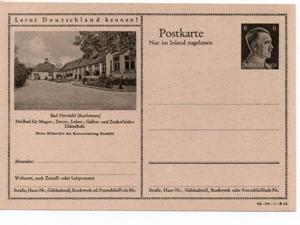 Deutsches Reich Bildpostkarte P307/ 42-34-1-B16 ungebraucht/ *