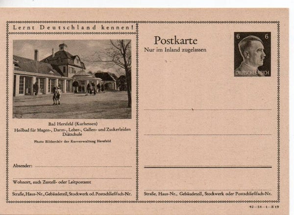 Deutsches Reich Bildpostkarte P307/ 42-34-1-B19 ungebraucht/ *