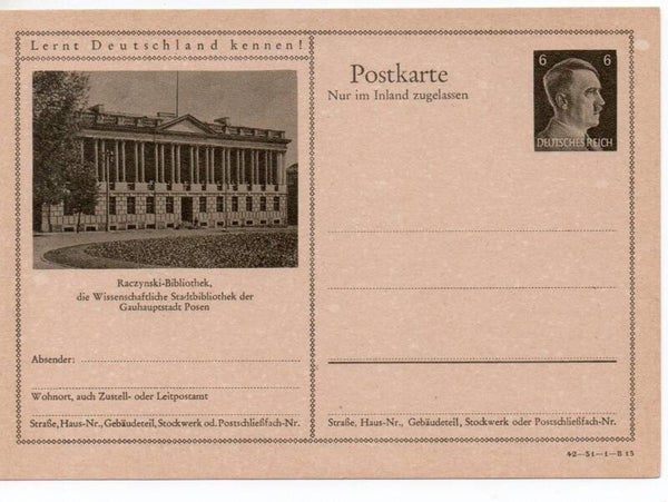 Deutsches Reich Bildpostkarte P307/ 42-31-1-B13 ungebraucht/ *
