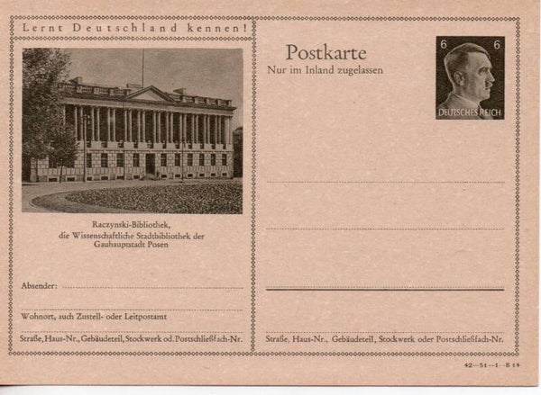 Deutsches Reich Bildpostkarte P307/ 42-31-1-B14 ungebraucht/ *