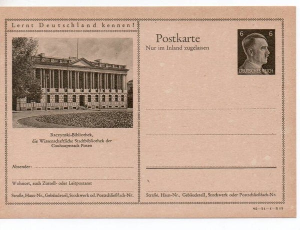 Deutsches Reich Bildpostkarte P307/ 42-31-1-B15 ungebraucht/ *