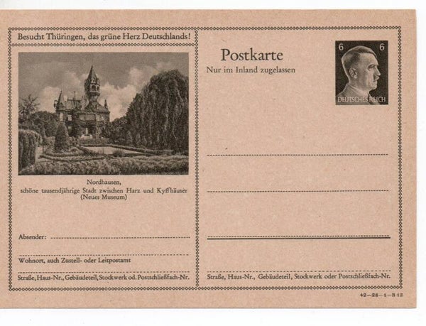 Deutsches Reich Bildpostkarte P307/ 42-28-1-B12 ungebraucht/ *