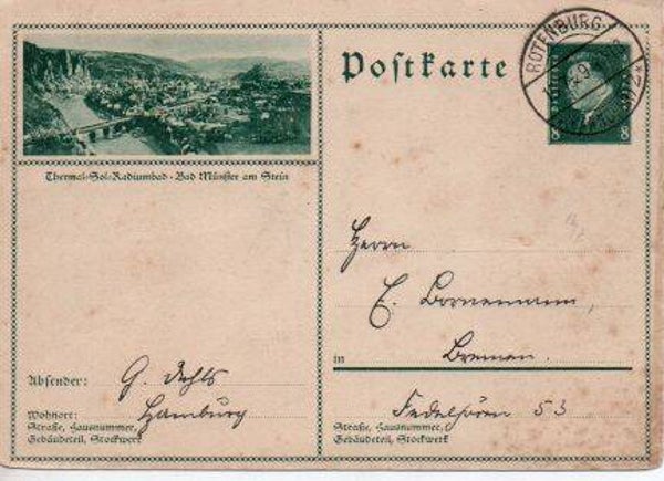 Deutsches Reich Bildpostkarte P188/ 08 gelaufen/ o