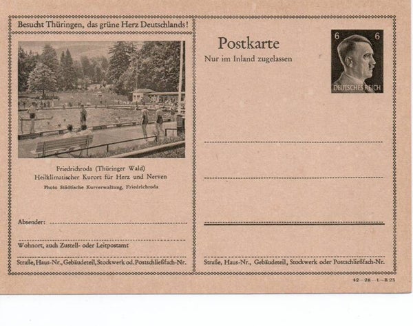 Deutsches Reich Bildpostkarte P307/ 42-28-1-B23 ungebraucht/ *
