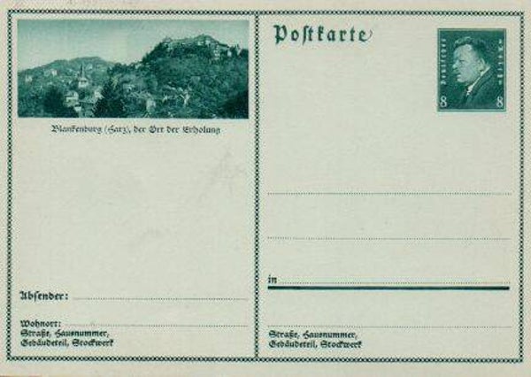 Deutsches Reich Bildpostkarte P191/ 01 ungebraucht/ *