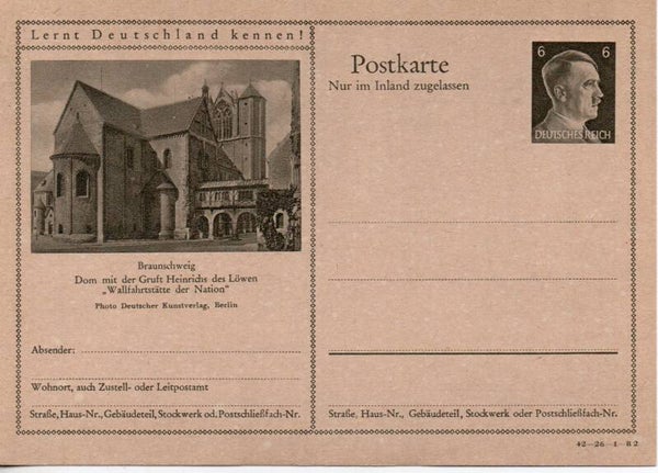 Deutsches Reich Bildpostkarte P307/ 42-26-1-B2 ungebraucht/ *