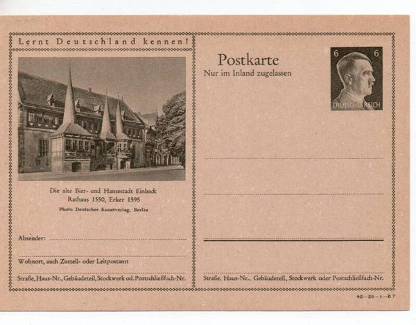 Deutsches Reich Bildpostkarte P307/ 42-26-1-B7 ungebraucht/ *