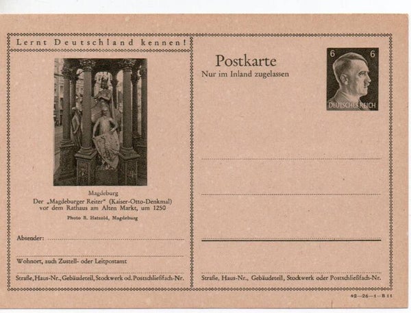 Deutsches Reich Bildpostkarte P307/ 42-26-1-B11 ungebraucht/ *