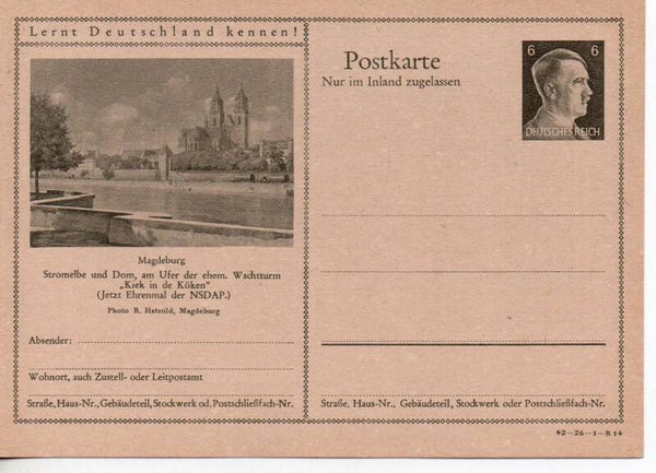 Deutsches Reich Bildpostkarte P307/ 42-26-1-B14 ungebraucht/ *