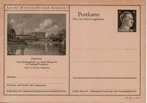 Deutsches Reich Bildpostkarte P307/ 42-26-1-B19 ungebraucht/ *