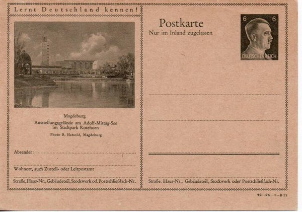 Deutsches Reich Bildpostkarte P307/ 42-26-1-B21 ungebraucht/ *