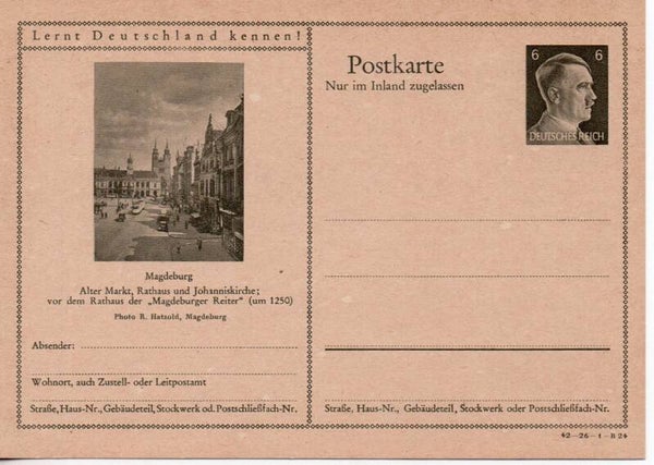 Deutsches Reich Bildpostkarte P307/ 42-26-1-B24 ungebraucht/ *
