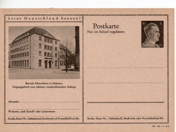 Deutsches Reich Bildpostkarte P307/ 42-25-1-B5 ungebraucht/ *