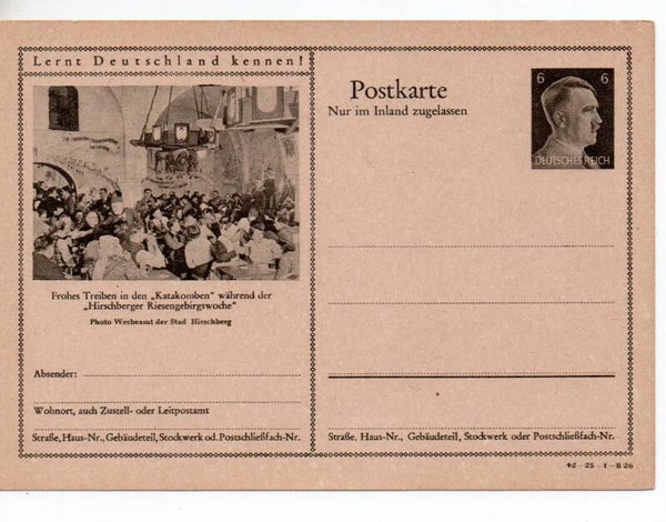Deutsches Reich Bildpostkarte P307/ 42-25-1-B26 ungebraucht/ *