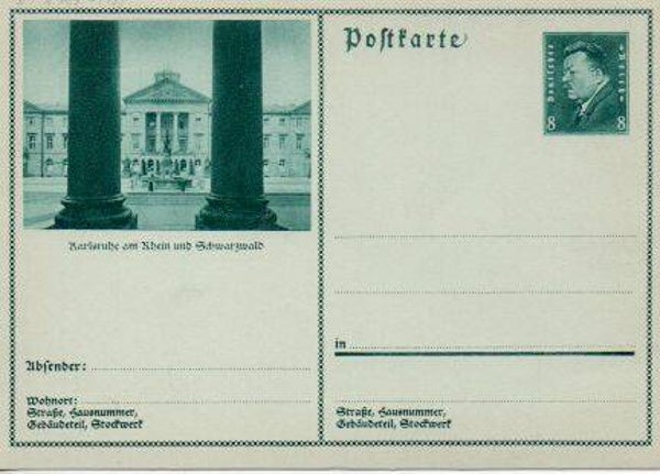 Deutsches Reich Bildpostkarte P191/ 012 ungebraucht/ *