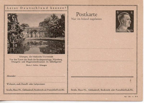 Deutsches Reich Bildpostkarte P307/ 42-23-1-B1 ungebraucht/ *
