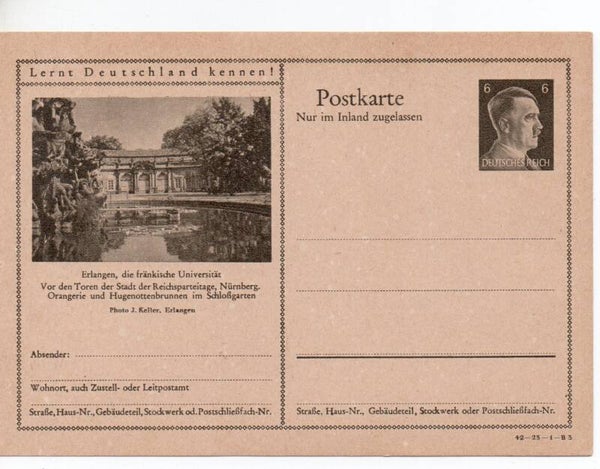 Deutsches Reich Bildpostkarte P307/ 42-23-1-B3 ungebraucht/ *