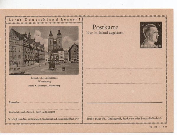 Deutsches Reich Bildpostkarte P307/ 42-23-1-B11 ungebraucht/ *