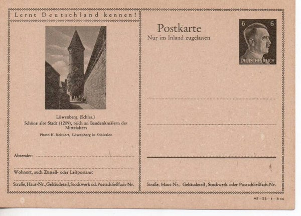 Deutsches Reich Bildpostkarte P307/ 42-23-1-B16 ungebraucht/ *