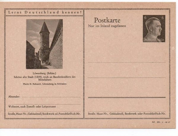 Deutsches Reich Bildpostkarte P307/ 42-23-1-B17 ungebraucht/ *
