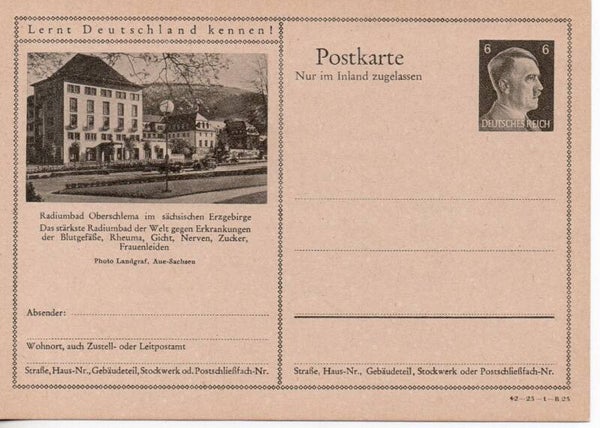 Deutsches Reich Bildpostkarte P307/ 42-23-1-B23 ungebraucht/ *