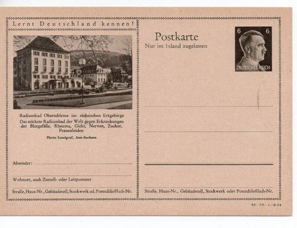Deutsches Reich Bildpostkarte P307/ 42-23-1-B24 ungebraucht/ *