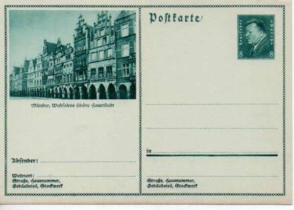 Deutsches Reich Bildpostkarte P191/ 018 ungebraucht/ *