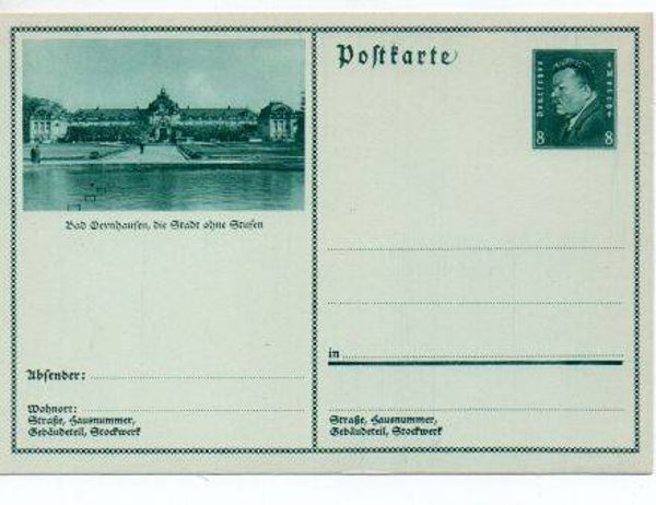 Deutsches Reich Bildpostkarte P191/ 022 ungebraucht/ *