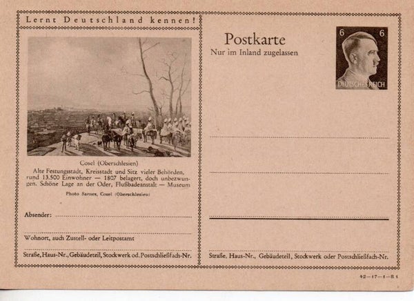 Deutsches Reich Bildpostkarte P307/ 42-17-1-B1 ungebraucht/ *