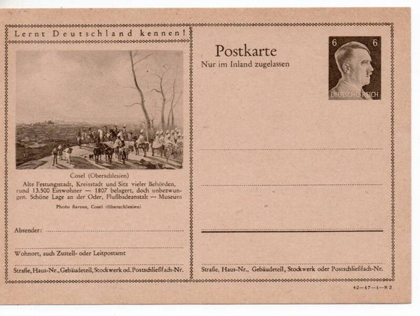 Deutsches Reich Bildpostkarte P307/ 42-17-1-B2 ungebraucht/ *