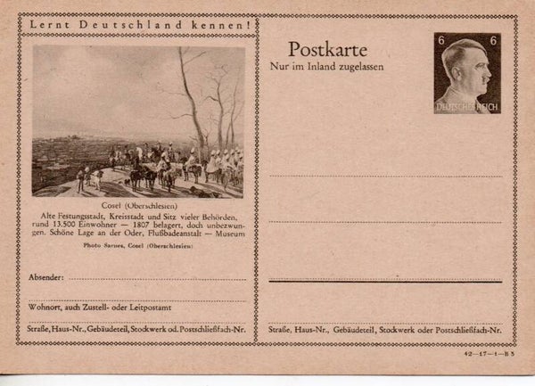 Deutsches Reich Bildpostkarte P307/ 42-17-1-B3 ungebraucht/ *