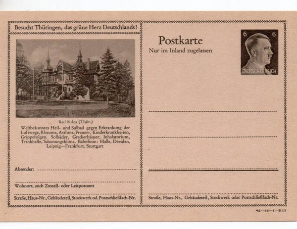 Deutsches Reich Bildpostkarte P307/ 42-16-1-B13 ungebraucht/ *