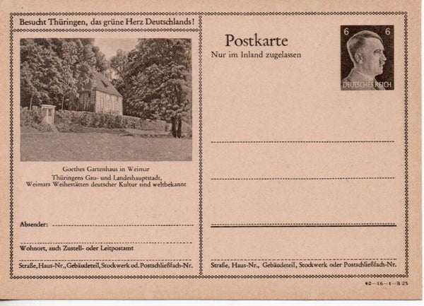 Deutsches Reich Bildpostkarte P307/ 42-16-1-B23 ungebraucht/ *