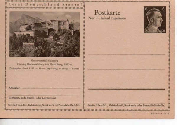 Deutsches Reich Bildpostkarte P307/ 42-15-1-B13 ungebraucht/ *