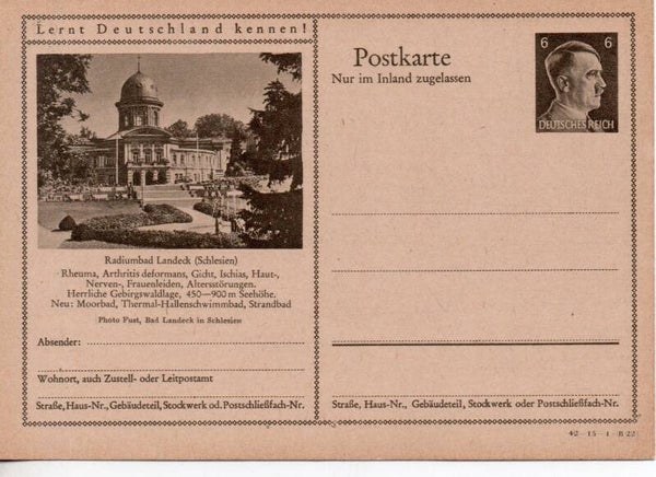 Deutsches Reich Bildpostkarte P307/ 42-15-1-B22 ungebraucht/ *