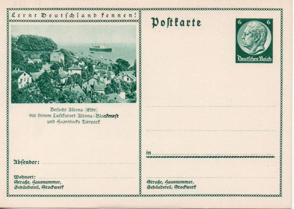 Deutsches Reich Bildpostkarte P232/ 02 ungebraucht/ *
