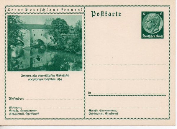 Deutsches Reich Bildpostkarte P232/ 03 ungebraucht/ *