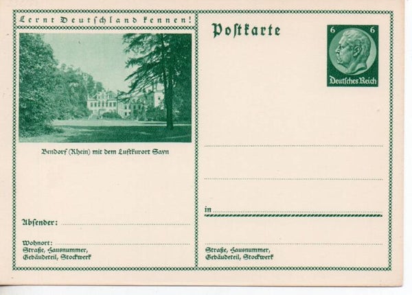 Deutsches Reich Bildpostkarte P232/ 08 ungebraucht/ *