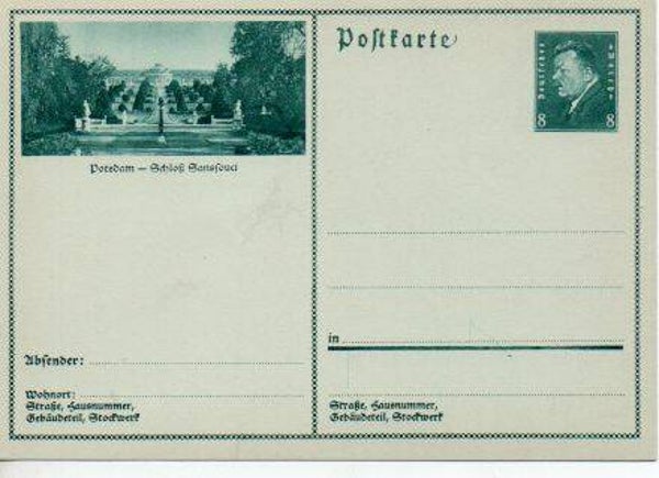 Deutsches Reich Bildpostkarte P191/ 029 ungebraucht/ *